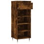 Smoked oak plywood shoe cabinet 40x36x105 cm by , Shoe racks and shoe organizers - Ref: Foro24-831457, Price: 40,99 €, Discou...