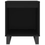 Black engineered wood nightstand 40x35x50 cm by , Nightstands - Ref: Foro24-830734, Price: 42,51 €, Discount: %