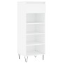 White plywood shoe cabinet 40x36x105 cm by , Shoe racks and shoe organizers - Ref: Foro24-831460, Price: 41,45 €, Discount: %