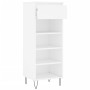 White plywood shoe cabinet 40x36x105 cm by , Shoe racks and shoe organizers - Ref: Foro24-831460, Price: 41,45 €, Discount: %