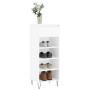 Mueble zapatero madera contrachapada blanco brillo 40x36x105 cm de , Zapateros y organizadores de calzado - Ref: Foro24-83146...