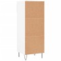 Mueble zapatero madera contrachapada blanco brillo 40x36x105 cm de , Zapateros y organizadores de calzado - Ref: Foro24-83146...