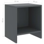 Nightstands 2 pcs dark gray pine wood 35x30x40 cm by vidaXL, Nightstands - Ref: Foro24-322244, Price: 47,53 €, Discount: %