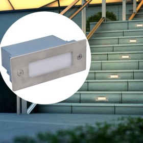 LED-Einbauleuchten für Treppen 6 Stück 44x111x56 mm von vidaXL, Außenbeleuchtung - Ref: Foro24-272493, Preis: 104,99 €, Rabat...