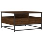 Mesa de centro madera de ingeniería roble marrón 80x80x45 cm de , Mesas de centro - Ref: Foro24-835293, Precio: 87,40 €, Desc...