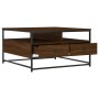 Mesa de centro madera de ingeniería roble marrón 80x80x45 cm de , Mesas de centro - Ref: Foro24-835293, Precio: 87,40 €, Desc...