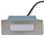 Luces LED empotrables para escaleras 6 uds 44x111x56 mm de vidaXL, Iluminación de exterior - Ref: Foro24-272493, Precio: 104,...