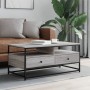 Sonoma gray engineered wood coffee table 100x51x45 cm by , Coffee table - Ref: Foro24-835287, Price: 84,05 €, Discount: %