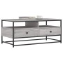 Sonoma gray engineered wood coffee table 100x51x45 cm by , Coffee table - Ref: Foro24-835287, Price: 84,99 €, Discount: %