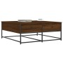 Mesa de centro madera de ingeniería roble marrón 100x99x40 cm de , Mesas de centro - Ref: Foro24-835298, Precio: 78,48 €, Des...