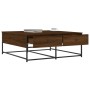 Brown oak engineered wood coffee table 100x99x40 cm by , Coffee table - Ref: Foro24-835298, Price: 78,48 €, Discount: %