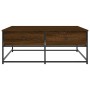 Mesa de centro madera de ingeniería roble marrón 100x99x40 cm de , Mesas de centro - Ref: Foro24-835298, Precio: 78,48 €, Des...