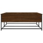 Brown oak engineered wood coffee table 100x99x40 cm by , Coffee table - Ref: Foro24-835298, Price: 78,48 €, Discount: %