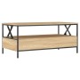 Mesa de centro madera de ingeniería roble Sonoma 100x51x45 cm de , Mesas de centro - Ref: Foro24-835300, Precio: 88,37 €, Des...