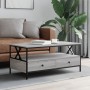 Engineered wood Sonoma gray coffee table 100x51x45 cm by , Coffee table - Ref: Foro24-835302, Price: 91,26 €, Discount: %