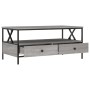 Engineered wood Sonoma gray coffee table 100x51x45 cm by , Coffee table - Ref: Foro24-835302, Price: 91,26 €, Discount: %