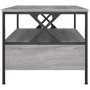 Engineered wood Sonoma gray coffee table 100x51x45 cm by , Coffee table - Ref: Foro24-835302, Price: 91,26 €, Discount: %