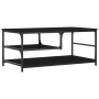 Mesa de centro madera de ingeniería negro 90x49x40 cm de , Mesas de centro - Ref: Foro24-835309, Precio: 44,56 €, Descuento: %