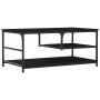 Mesa de centro madera de ingeniería negro 90x49x40 cm de , Mesas de centro - Ref: Foro24-835309, Precio: 44,56 €, Descuento: %