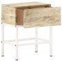 Mesita de noche de madera maciza de mango 40x30x50 cm de vidaXL, Mesitas de noche - Ref: Foro24-320920, Precio: 64,92 €, Desc...