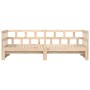 Trundle sofa bed solid pine wood 90x190 cm by , Beds and slatted bases - Ref: Foro24-836210, Price: 154,99 €, Discount: %