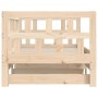 Trundle sofa bed solid pine wood 90x190 cm by , Beds and slatted bases - Ref: Foro24-836210, Price: 154,99 €, Discount: %