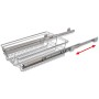 Bandejas de alambre extraíbles 2 uds plateado 400 mm de vidaXL, Contenedores para utensilios de cocina - Ref: Foro24-50479, P...