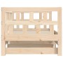 Trundle sofa bed solid pine wood 90x200 cm by , Beds and slatted bases - Ref: Foro24-836204, Price: 159,13 €, Discount: %