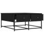 Mesa de centro madera de ingeniería negro 80x80x40 cm de , Mesas de centro - Ref: Foro24-835354, Precio: 46,29 €, Descuento: %