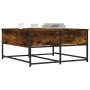 Engineered wood smoked oak coffee table 80x80x40 cm by , Coffee table - Ref: Foro24-835356, Price: 44,27 €, Discount: %