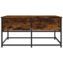 Engineered wood smoked oak coffee table 80x80x40 cm by , Coffee table - Ref: Foro24-835356, Price: 44,27 €, Discount: %