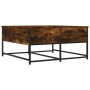 Mesa de centro madera de ingeniería roble ahumado 80x80x40 cm de , Mesas de centro - Ref: Foro24-835356, Precio: 44,27 €, Des...