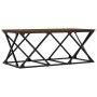 Mesa de centro madera contrachapada roble marrón 100x49x40 cm de , Mesas de centro - Ref: Foro24-835363, Precio: 40,17 €, Des...