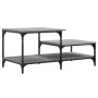 Sonoma gray engineered wood coffee table 100x50.5x45 cm by , Coffee table - Ref: Foro24-835382, Price: 40,89 €, Discount: %