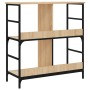 Estantería de madera de ingeniería roble Sonoma 78,5x33x82 cm de , Librerías y estanterías - Ref: Foro24-835245, Precio: 49,6...