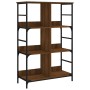 Oak brown engineered wood shelf 78.5x33x117.5 cm by , Bookcases and shelves - Ref: Foro24-835253, Price: 64,07 €, Discount: %