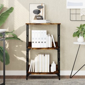 Smoked oak engineered wood shelf 50x33x82 cm by , Bookcases and shelves - Ref: Foro24-835266, Price: 39,99 €, Discount: %