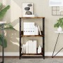 Smoked oak engineered wood shelf 50x33x82 cm by , Bookcases and shelves - Ref: Foro24-835266, Price: 41,79 €, Discount: %