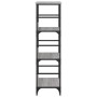 Sonoma Gray Engineered Wood Shelving 50x33x117.5 cm by , Bookcases and shelves - Ref: Foro24-835272, Price: 47,21 €, Discount: %