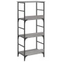 Sonoma Gray Engineered Wood Shelving 50x33x117.5 cm by , Bookcases and shelves - Ref: Foro24-835272, Price: 47,21 €, Discount: %