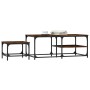 Stackable coffee tables 2 pieces engineered wood smoke oak by , Coffee table - Ref: Foro24-835396, Price: 47,34 €, Discount: %