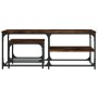 Stapelbare Couchtische, 2 Stück, Holzwerkstoff, Raucheiche von , Couchtisch - Ref: Foro24-835396, Preis: 47,34 €, Rabatt: %