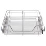 Removable wire trays, 2 units, silver, 500 mm. by vidaXL, Kitchen utensil containers - Ref: Foro24-50480, Price: 61,99 €, Dis...