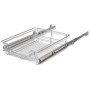 Removable wire trays, 2 units, silver, 500 mm. by vidaXL, Kitchen utensil containers - Ref: Foro24-50480, Price: 61,99 €, Dis...