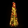 Pop-up artificial Christmas tree 100 LED green 150 cm by , Christmas trees - Ref: Foro24-357761, Price: 69,64 €, Discount: %