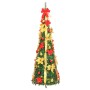 Pop-up artificial Christmas tree 100 LED green 150 cm by , Christmas trees - Ref: Foro24-357761, Price: 69,64 €, Discount: %