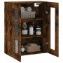 Smoked oak engineered wood wall cabinet 69.5x34x90 cm by , Sideboards - Ref: Foro24-834991, Price: 82,39 €, Discount: %