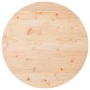 Round solid pine wood table top Ø60x3 cm by , Table tops - Ref: Foro24-833664, Price: 47,26 €, Discount: %