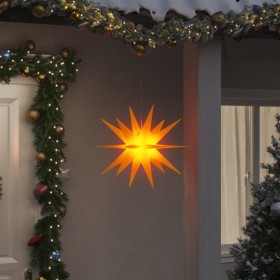 Moravia LED folding star lamp 3 units yellow 43 cm by , Christmas lights - Ref: Foro24-3190440, Price: 45,24 €, Discount: %