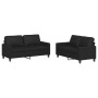 2-piece black synthetic leather sofa set with cushions by , Sofas - Ref: Foro24-3201408, Price: 461,31 €, Discount: %